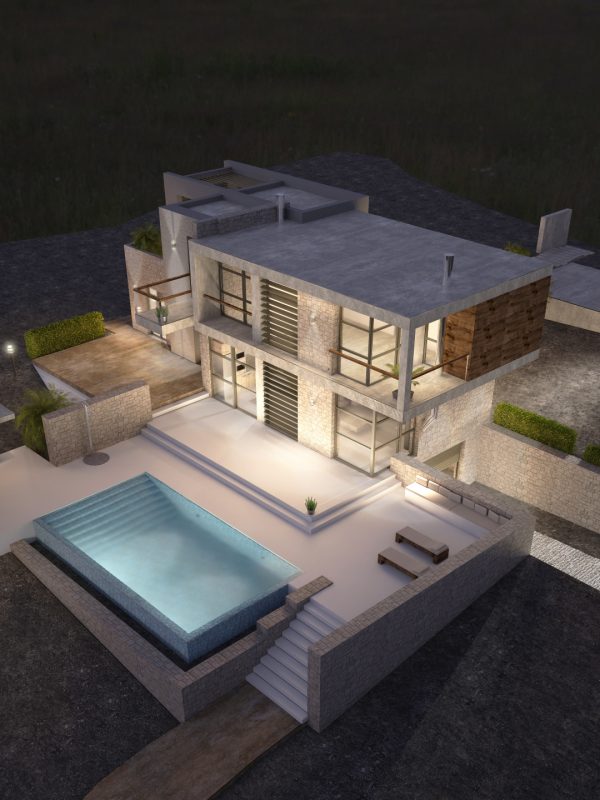 two storey villa