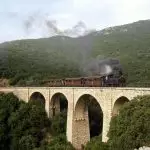 Railway in Pelion, Greece