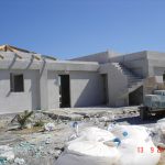 Plaster Construction Stage of villa Rose