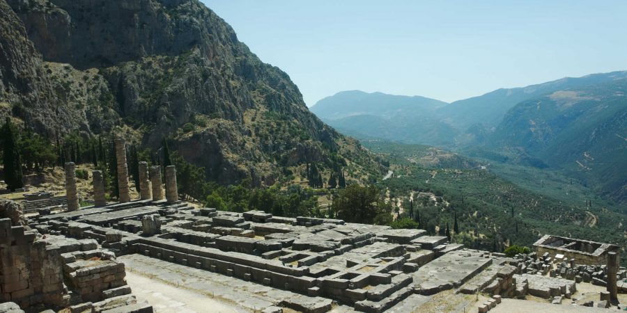 The sacred mountains of Greek mythology