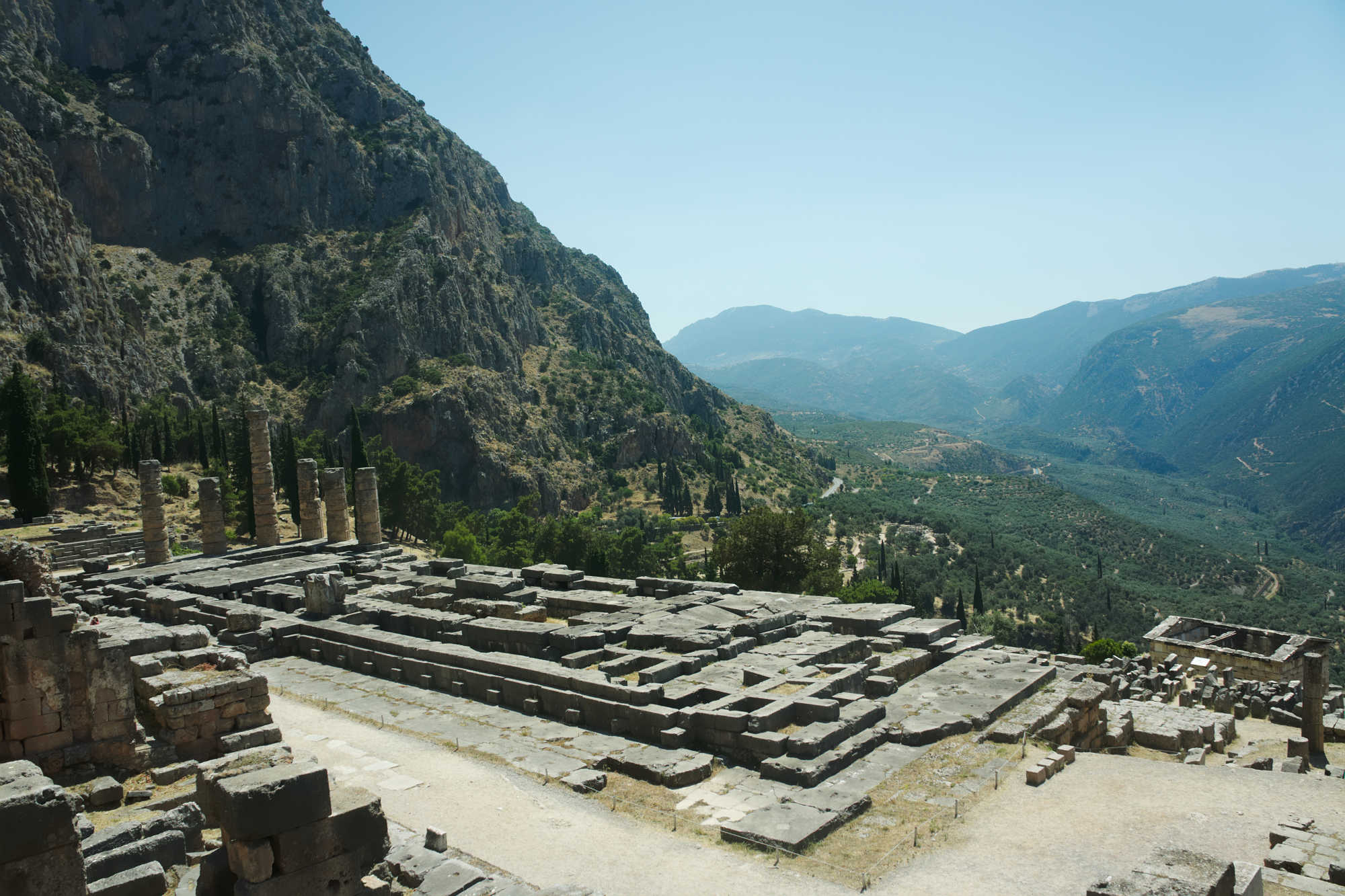 Temple of Apollon in Delphi