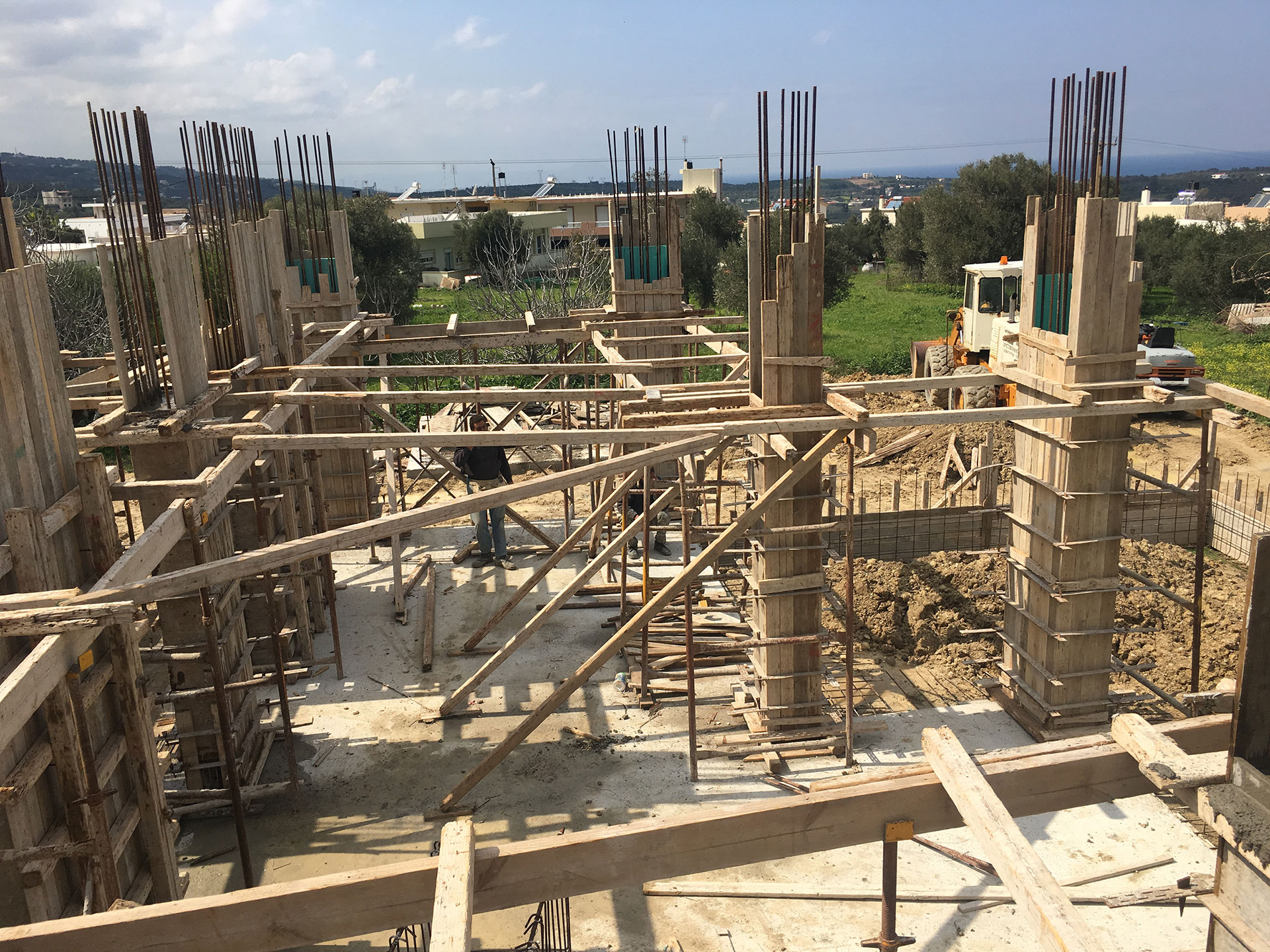 Concrete Ground Floor Columns