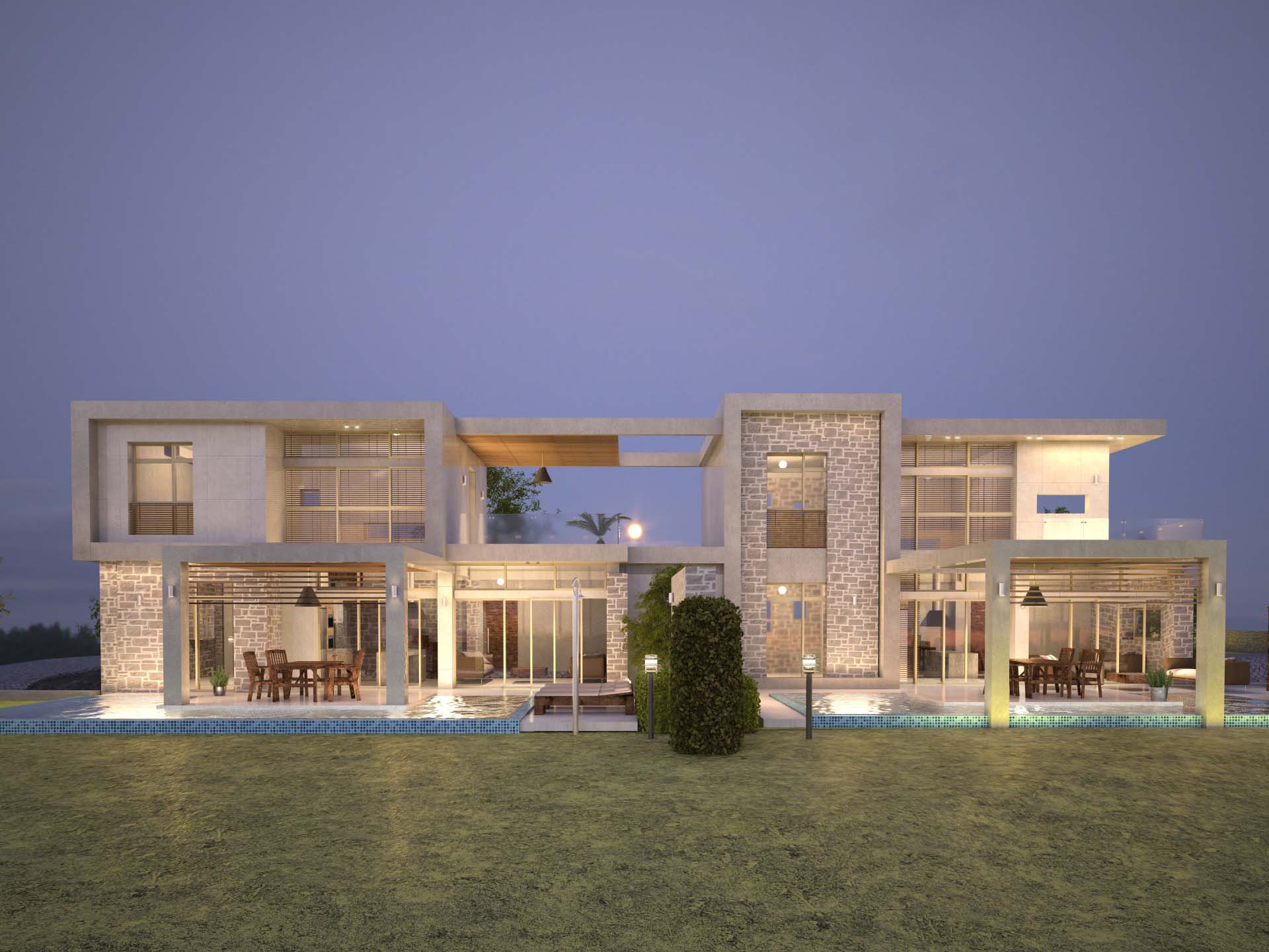 COMPLEX OF RENT VILLAS
